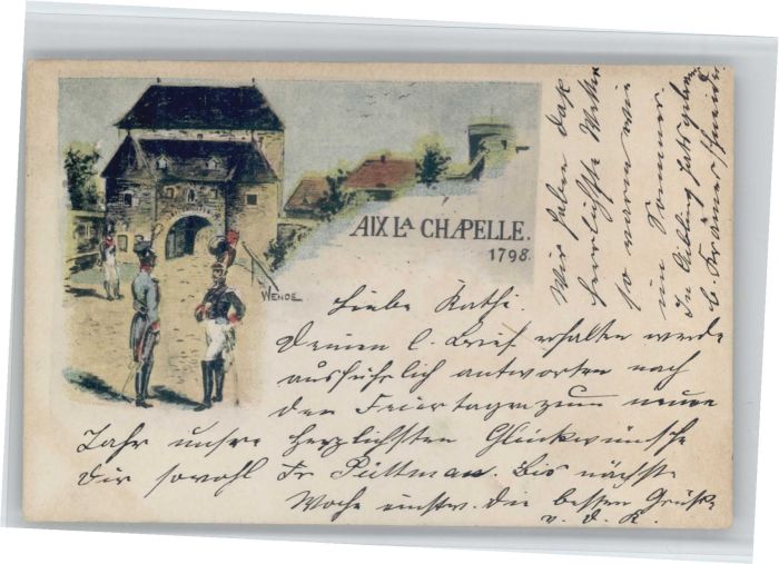 Aachen [Stempelabschlag] Aix La Chapelle