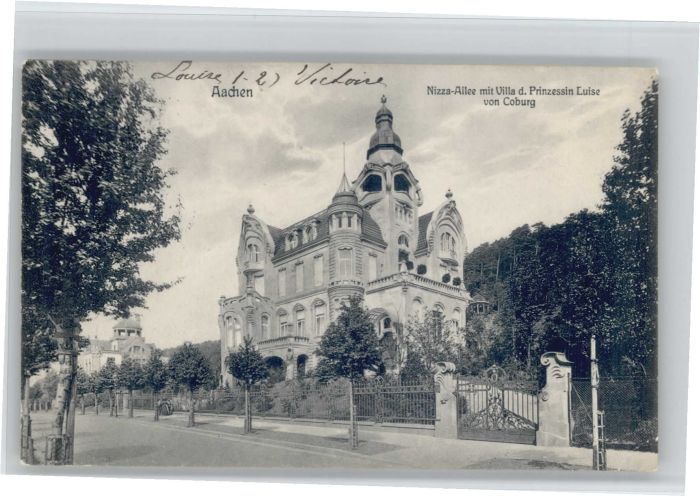 Aachen Nizza Allee Villa Luise von Coburg