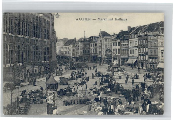 AACHEN NRW Markt Rathaus