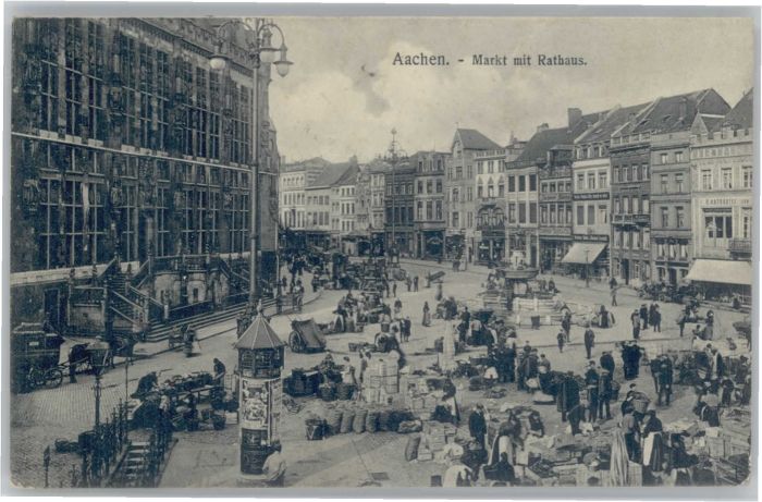 AACHEN NRW Markt Rathaus
