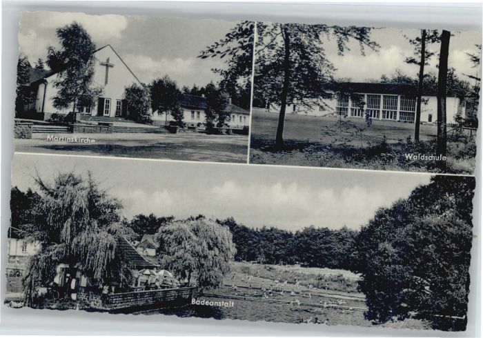 Espelkamp Mittwald Martinskirche Schule Badeansta