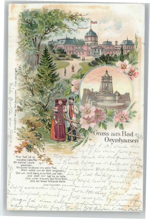 Bad Oeynhausen Gedicht Tracht