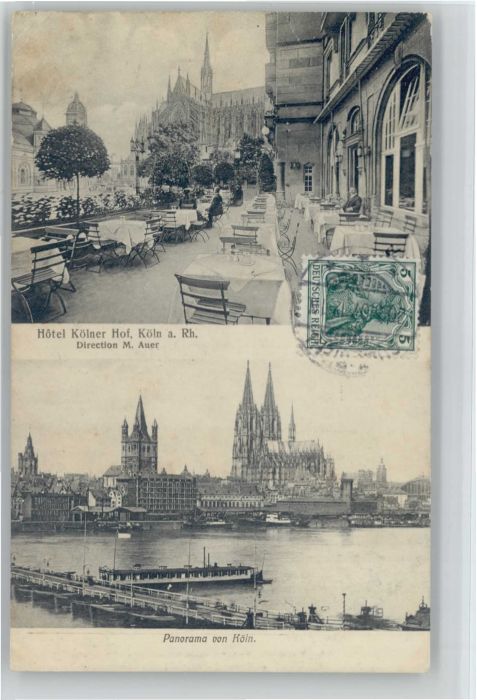 Koeln Rhein Köln Hotel Kölner Hof x