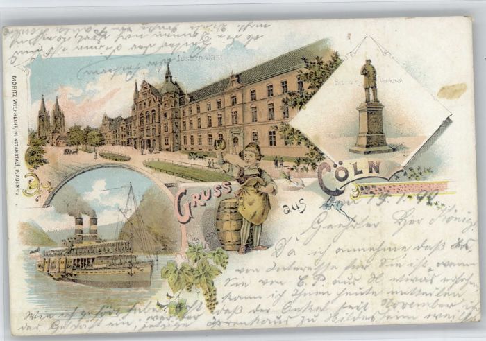 Koeln Rhein Köln Dampfer Justizpalast