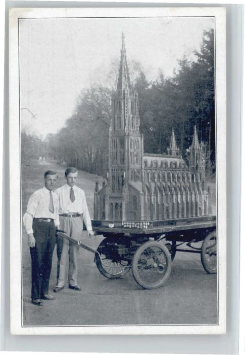 Koeln Rhein Köln Ulmer Münster Modell Gebrüder Drei