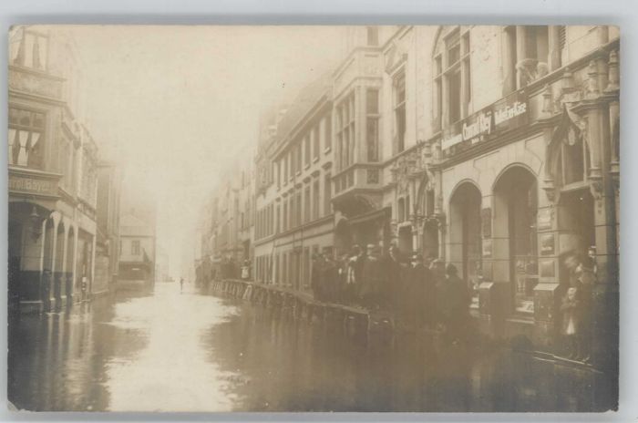 Koeln Rhein Köln [handschriftlich] Hochwasser