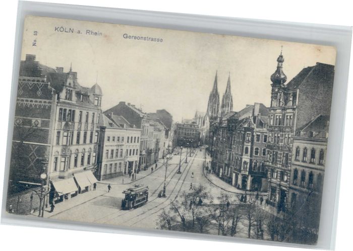 Koeln Rhein Köln Gereonstrasse