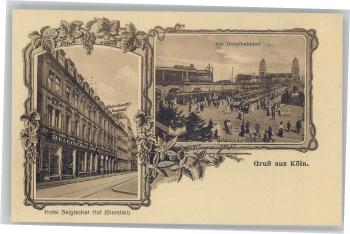Koeln Rhein Köln Bahnhof Hotel Belgischer Hof