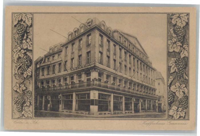 Koeln Rhein Köln Kaffeehaus Germania