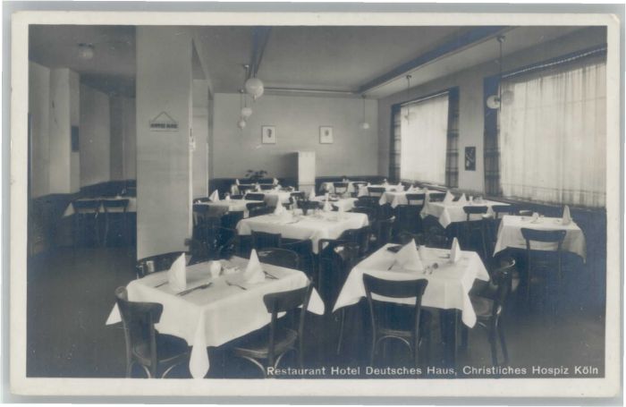 Koeln Rhein Köln Restaurant Hotel Deutsches Haus