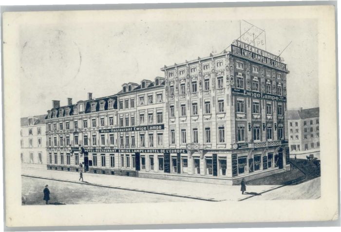 Koeln Rhein Köln Hotel Restaurant Ewige Lampe Hotel