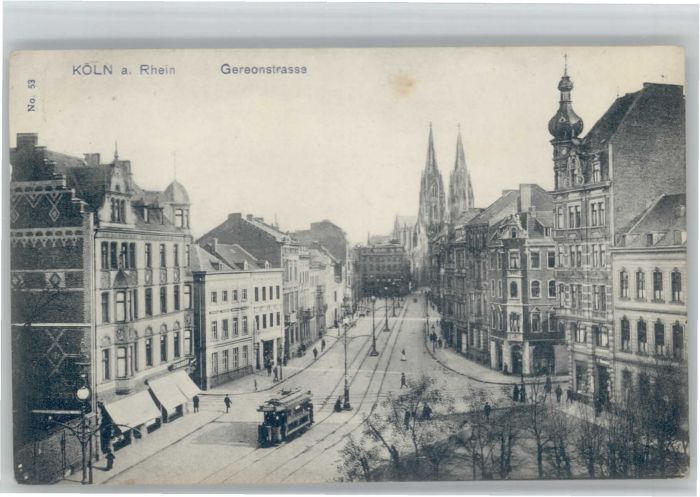 Koeln Rhein Köln Gereonstrasse