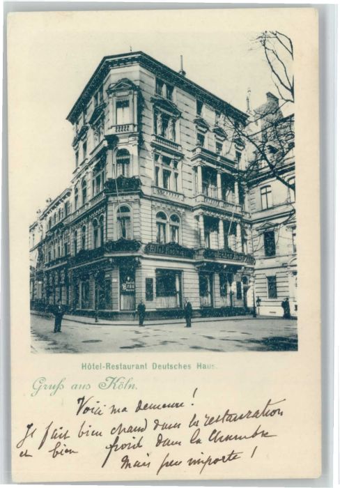 Koeln Rhein Köln Hotel Restaurant Deutsches Haus