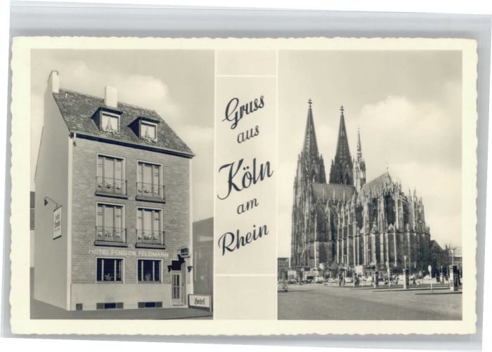 Koeln Rhein Köln Hotel Pension Feldmann