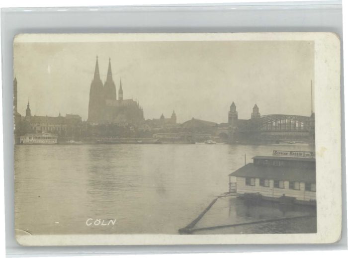 Koeln Rhein Köln Hochwasser