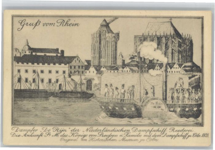 Koeln Rhein Köln Dampfer De Rijn