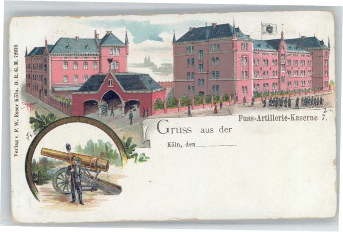 Koeln Rhein Köln Kanone Kaserne