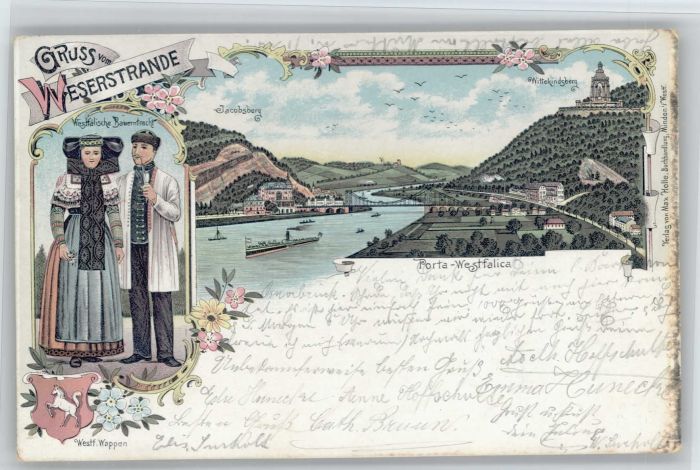 Porta Westfalica Tracht Wappen