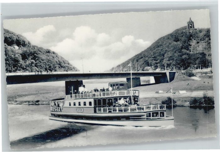 Porta Westfalica Schiff Stör