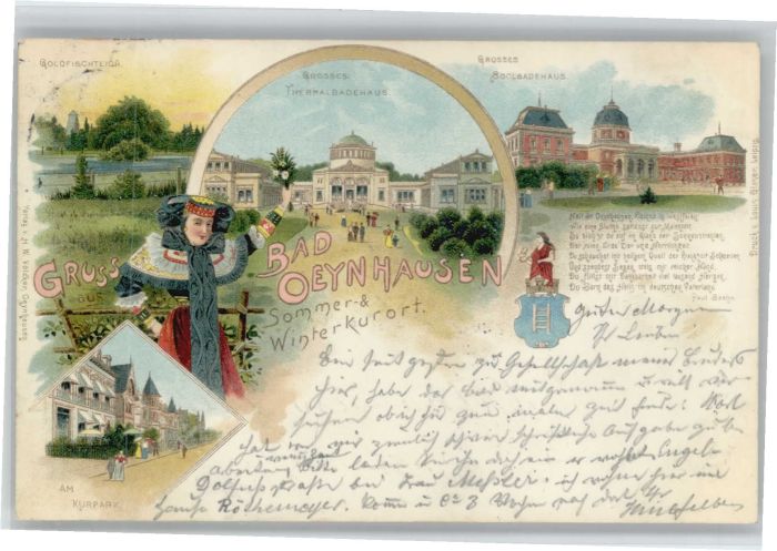 Bad Oeynhausen Tracht Thermalbad Kurpark