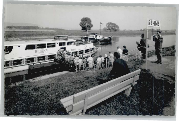 Rehme Schiffsanleger MS Helena