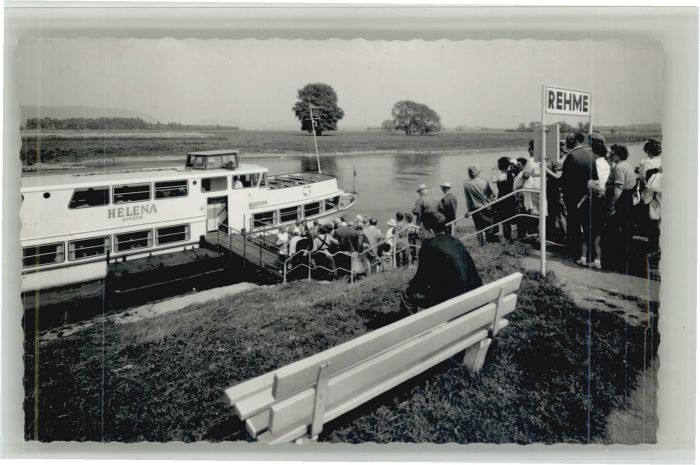 Rehme Schiffsanleger MS Helena