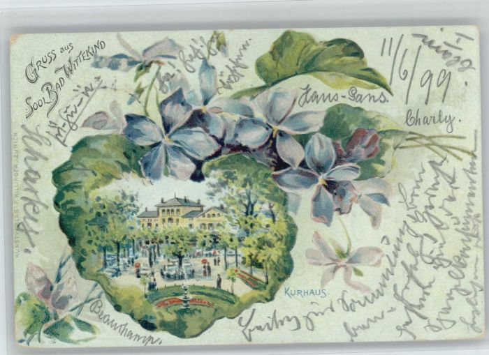 Giebichenstein Halle Saale [Stempelabschlag]  Soolbad Wittekind