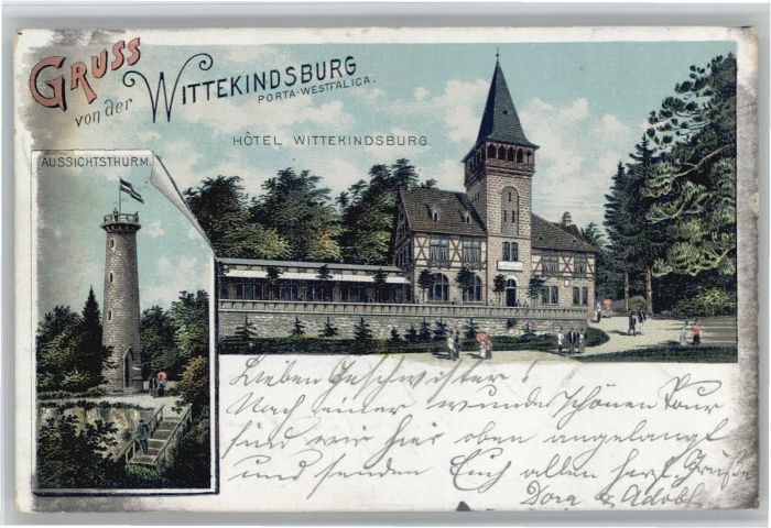 Porta Westfalica Wittekindsburg Hotel