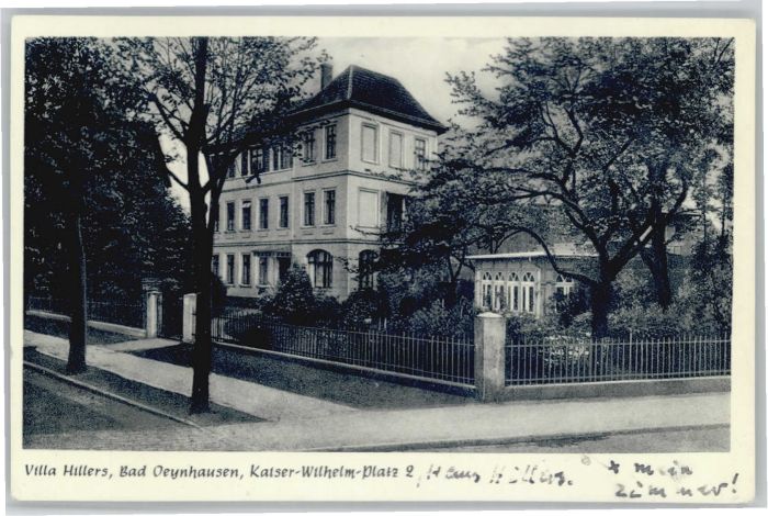 Bad Oeynhausen Villa Hillers Kaiser-Wilhelm-Platz 2