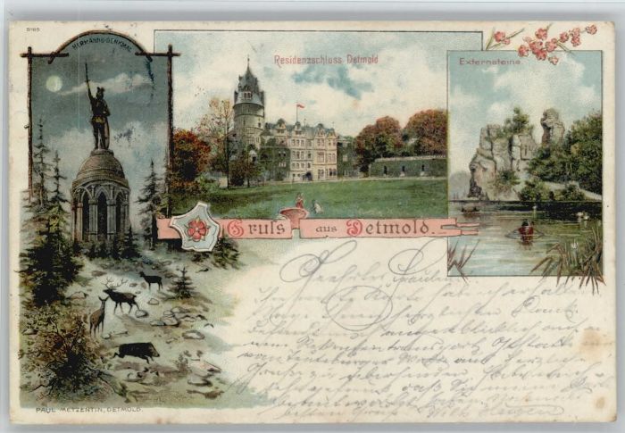 Detmold Residenzschloss Externsteine Hermanns D