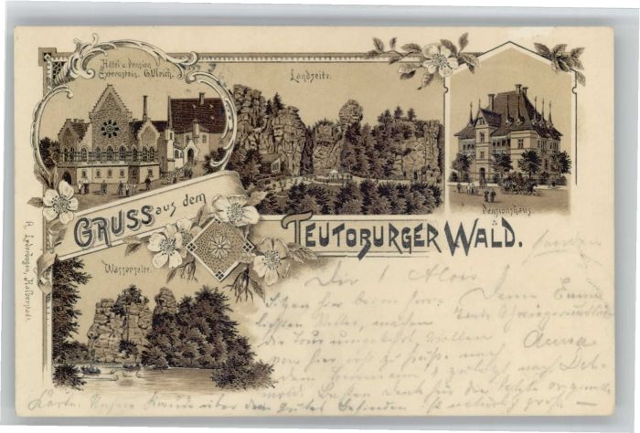 Horn Lippe [Stempelabschalg] Hotel Externstein