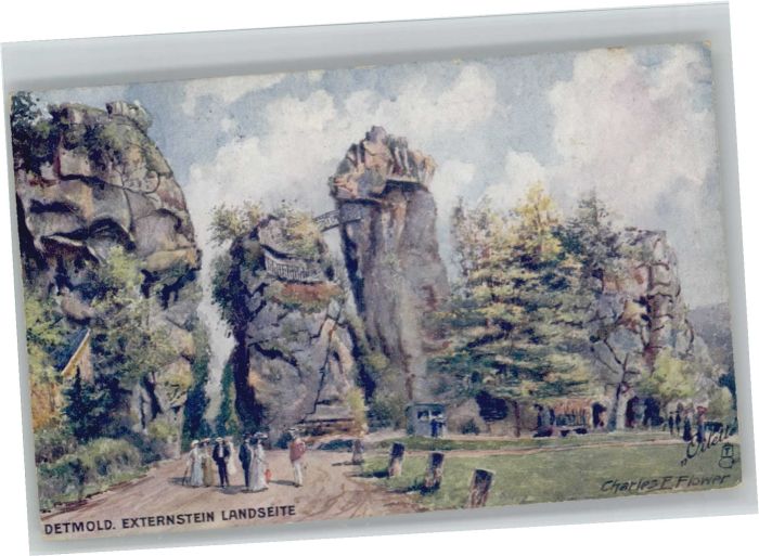 Detmold Künstler Cahrles E. Flower