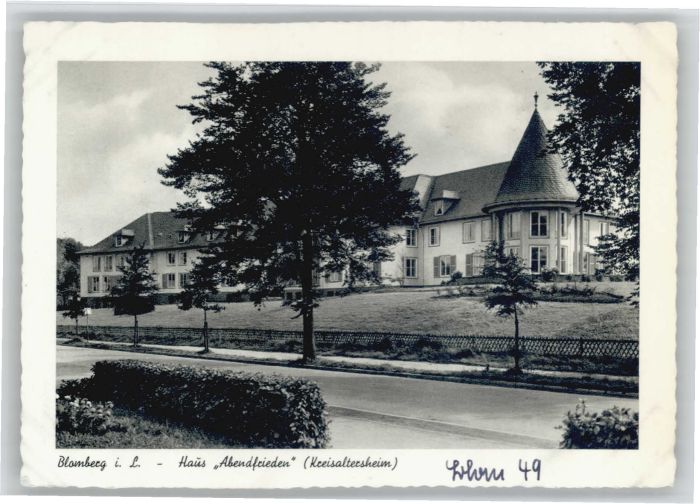 Blomberg Lippe Haus Abendfrieden