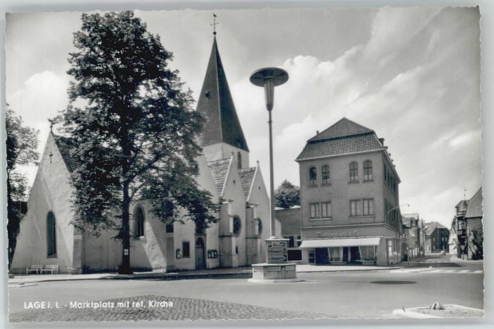 Lage Lippe Marktplatz Kirche