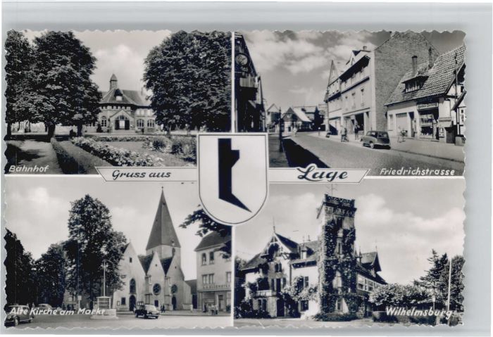 Lage Lippe Bahnhof Kirche Markt Friedrichstrasse W