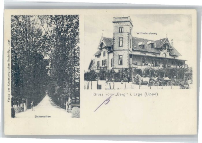 Lage Lippe Eichenallee Wilhelmsburg