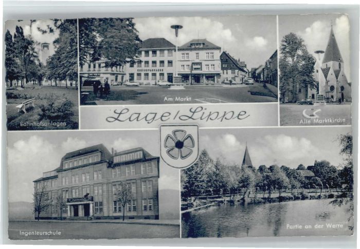 Lage Lippe Markt Kreissparkasse Marktkirche Ingeni