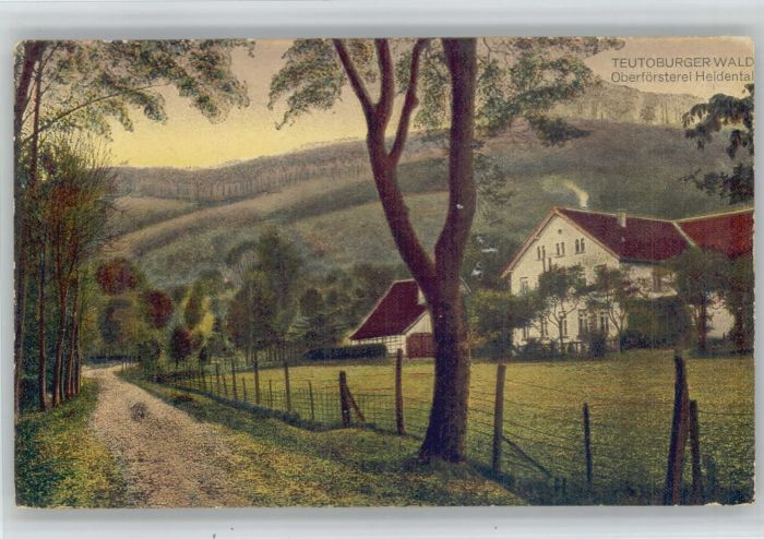 Holzhausen-Externsteine [handschriftlich] Oberförsterei Heident