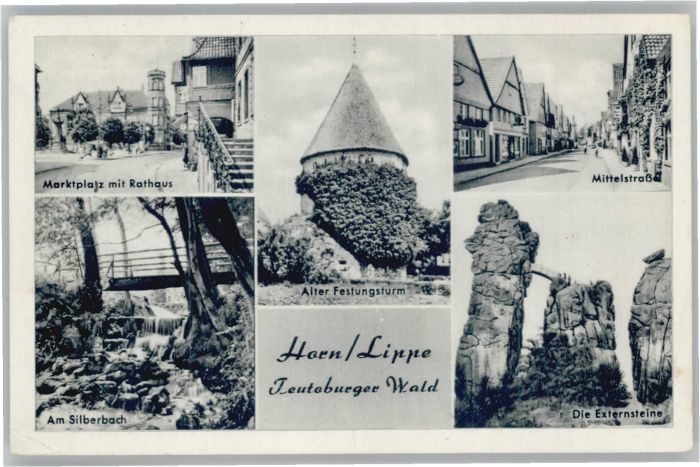 Horn Lippe Marktplatz Rathaus Silberbach Festungst