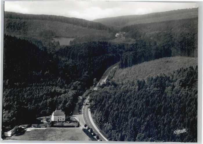 Horn Lippe Fliegeraufnahme Hotel Restaurant Waldsc