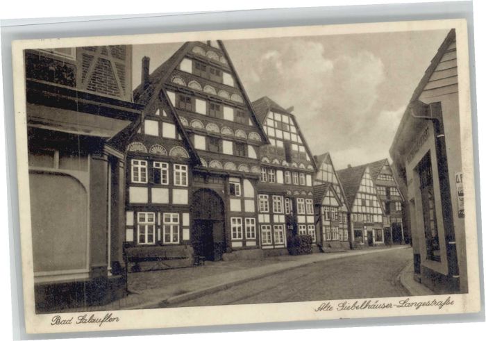 Bad Salzuflen Alte Giebelhäuser Langestrasse