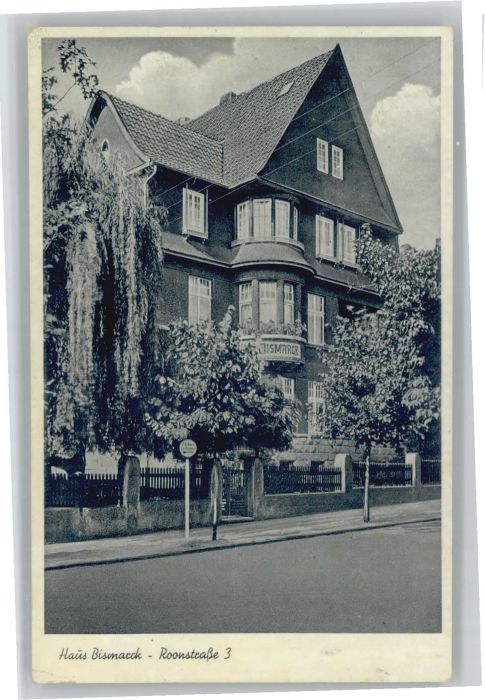 Bad Salzuflen [Stempelabschlag] Roonstrasse Haus Bism