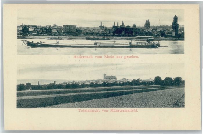 Andernach Rhein Rheinland-Pfalz