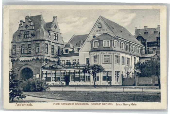 Andernach Hotel Rheinkrone