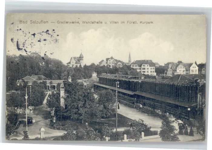 Bad Salzuflen Wandelhalle Gradierwerk Villa