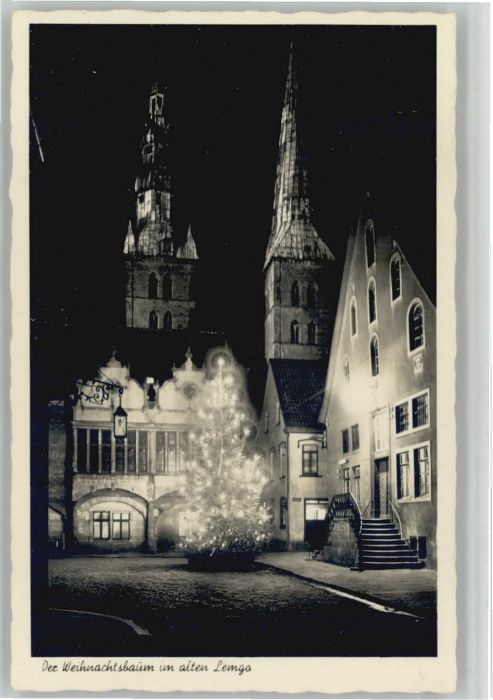 Lemgo Lippe NRW Weihnachtsbaum