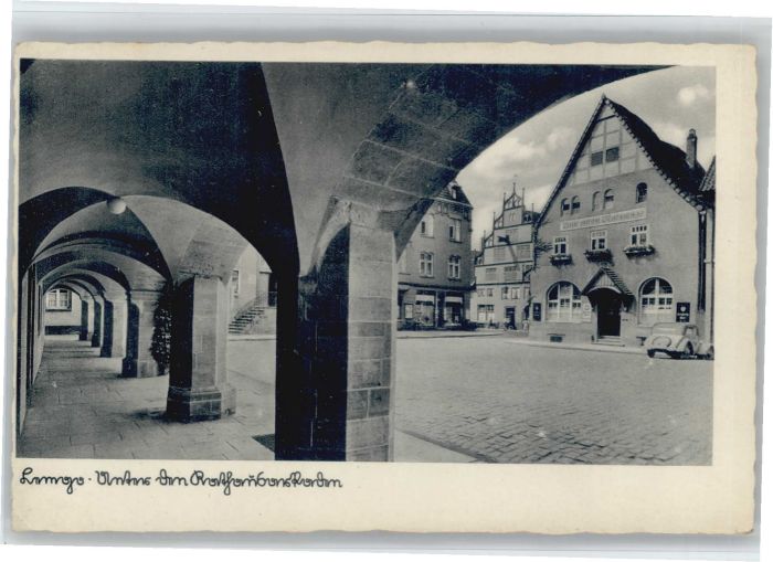 Lemgo Lippe NRW Rathausarkaden