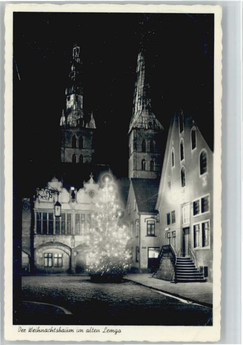 Lemgo Lippe NRW Weihnachtsbaum