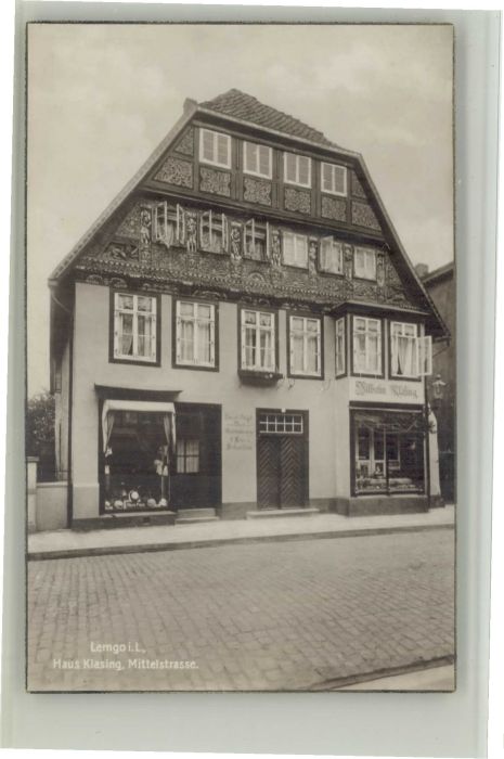 Lemgo Haus Klasing Mittelstrasse