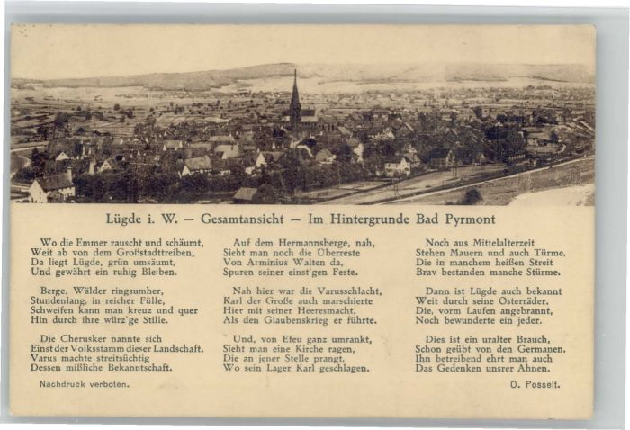 Luegde edicht O. Posselt